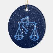 Weegconstellatie en dierentuin met sterren keramisch ornament (Links)