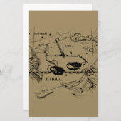 Weegconstellatie Hevelius Style Briefpapier (Voorkant / Achterkant)