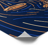 Weegdierenteken | Digitale Zodiac-afdrukken Poster (Hoek)