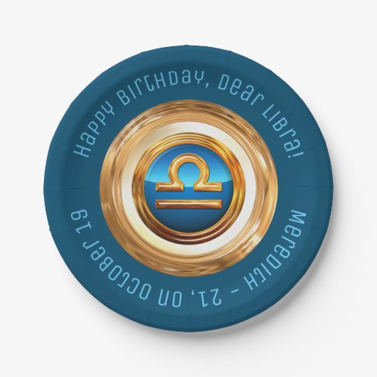 Weegdierenteken met aangepaste gekromde tekst papieren bordje (Voorkant)