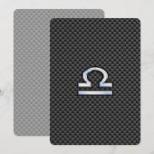 Weegdierentuin op koolstofvezel afdrukken (Voorkant / Achterkant)