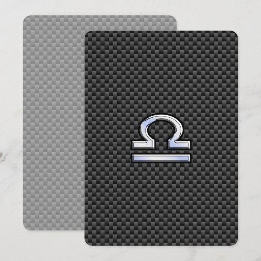 Weegdierentuin op koolstofvezel afdrukken (Voorkant / Achterkant)