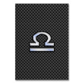 Weegdierentuin op koolstofvezel afdrukken kaart (Voorkant)