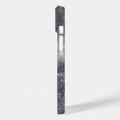 Weegdierentuin, teken in zilvergrunge staalstijl Case-Mate iPhone case (Achterkant / Links)