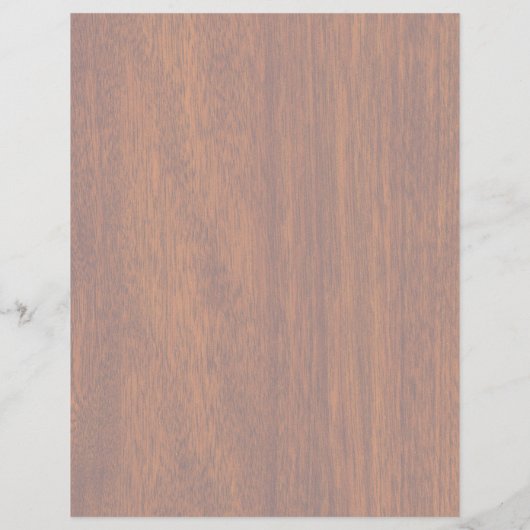 Weegdierentuin tekenen op Mahogany Style Print Flyer (Achterkant)