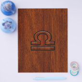 Weegdierentuin tekenen op Mahogany Style Print Flyer (Enkel)