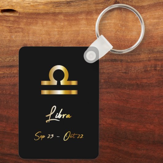 Weegdierentuin, zwart-witteken en goudSleutelhange Sleutelhanger (Achterkant)