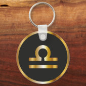 Weegdierentuin, zwart-witteken en goudSleutelhange Sleutelhanger (Voorkant)