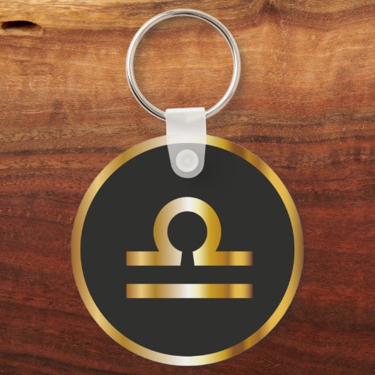 Weegdierentuin, zwart-witteken en goudSleutelhange Sleutelhanger (Voorkant)