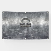 Weegdiersymbool voor industrieel staal spandoek (Horizontaal)