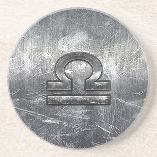 Weegdiersymbool voor industrieel staal zandsteen onderzetter (Voorkant)