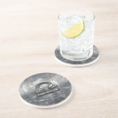 Weegdiersymbool voor industrieel staal zandsteen onderzetter (Zijkant)