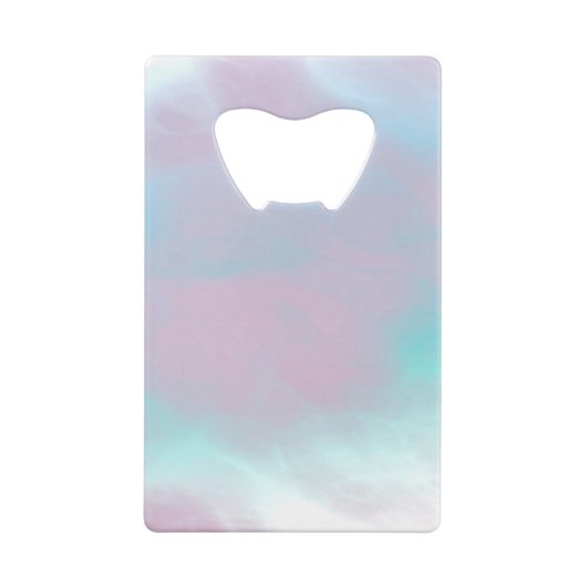 Weeggebmoeder van parelstijl creditkaart flessenopener (Achterkant)