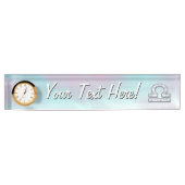 Weeggebmoeder van parelstijl naambordje (Voorkant)