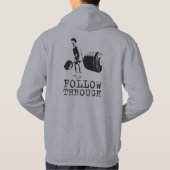 "Weegliften" Motivatie Hoodie (Achterkant)