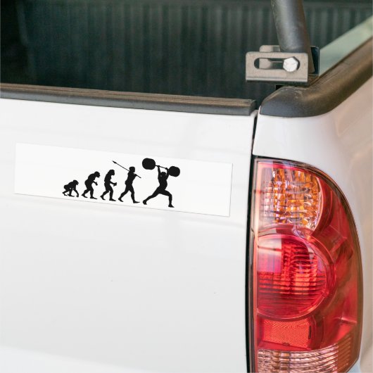 Weeglifter Bumpersticker (Op Truck)