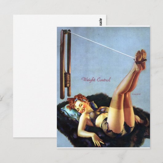 Weegregelaar omhoog briefkaart (Voorkant / Achterkant)