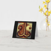 Weegschaal 10 kaart (Gele Bloem)