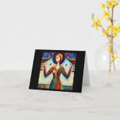 Weegschaal 12 kaart (Gele Bloem)