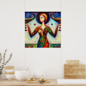 Weegschaal 12 poster (Keuken)