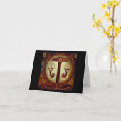 Weegschaal 1 kaart (Gele Bloem)