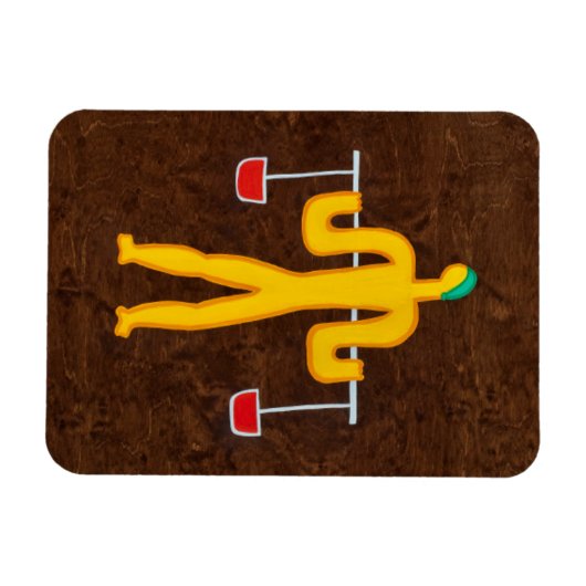 Weegschaal 2008 magneet (Horizontaal)