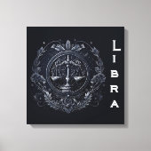 Weegschaal—23-oktober 22 september canvas afdruk (Voorkant)