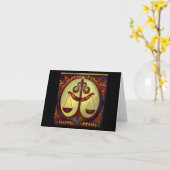 Weegschaal 2 kaart (Gele Bloem)