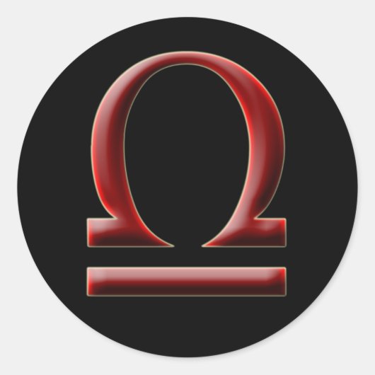 Weegschaal #2 Sticker (Voorkant)