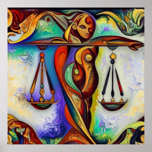 Weegschaal 4 poster (Voorkant)