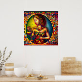 Weegschaal 9 poster (Keuken)