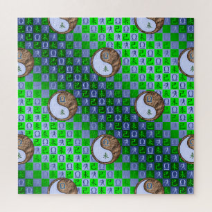 Weegschaal & Aard Geit Legpuzzel