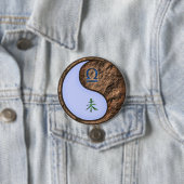 Weegschaal & Aard Geit Ronde Button 7,6 Cm (In situ)