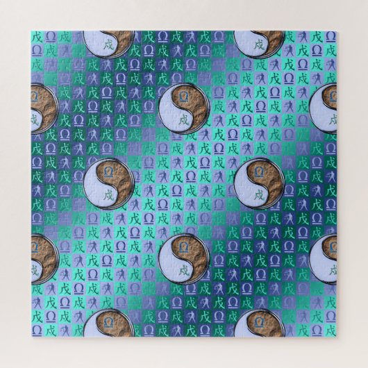 Weegschaal & Aard Hond Legpuzzel (Verticaal)