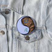 Weegschaal & Aard Hond Ronde Button 7,6 Cm (In situ)