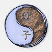 Weegschaal & Aard Rat Magneet (Voorkant)