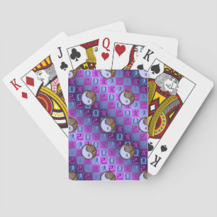 Weegschaal & Aard Varken Pokerkaarten