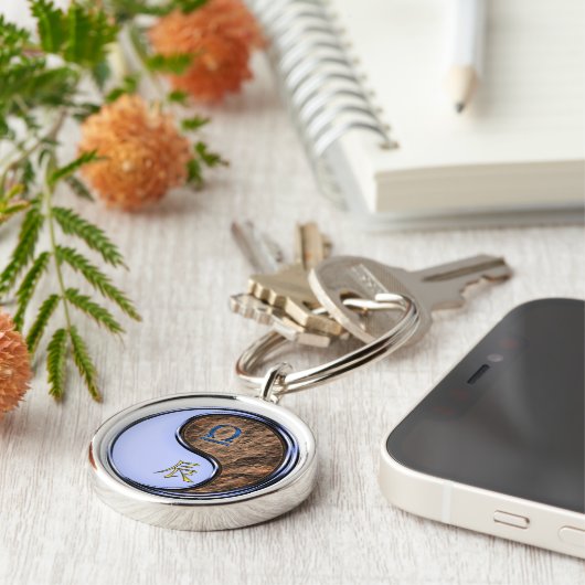 Weegschaal & Aarde Draak Sleutelhanger (Zijkant)