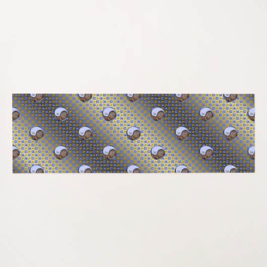 Weegschaal & Aarde Draak Yogamat (Achterkant (horizontaal))