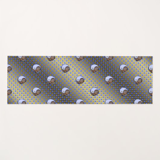 Weegschaal & Aarde Draak Yogamat (Voorkant (horizontaal))