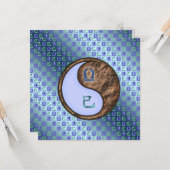 Weegschaal & Aarde Slang Kaart (Voorkant / Achterkant in situ)