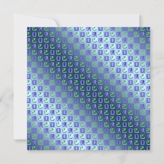 Weegschaal & Aarde Slang Kaart (Achterkant)