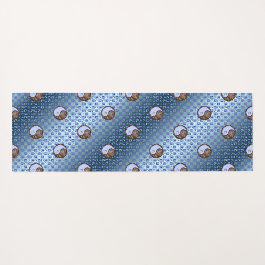 Weegschaal & Aarde Slang Yogamat (Achterkant (horizontaal))