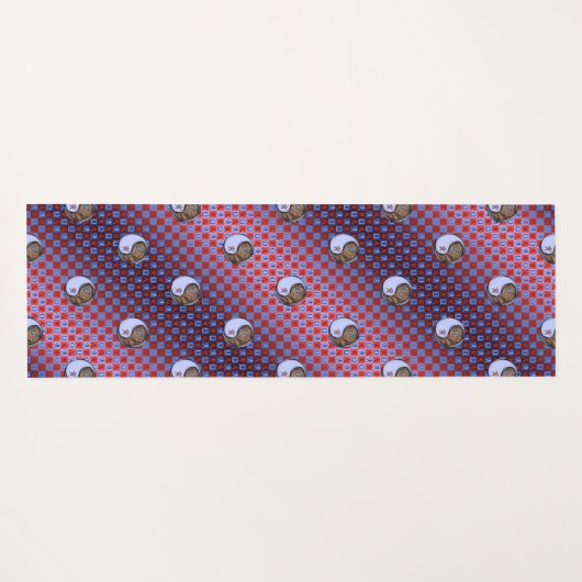 Weegschaal & Aarde Tijger Yogamat (Achterkant (horizontaal))