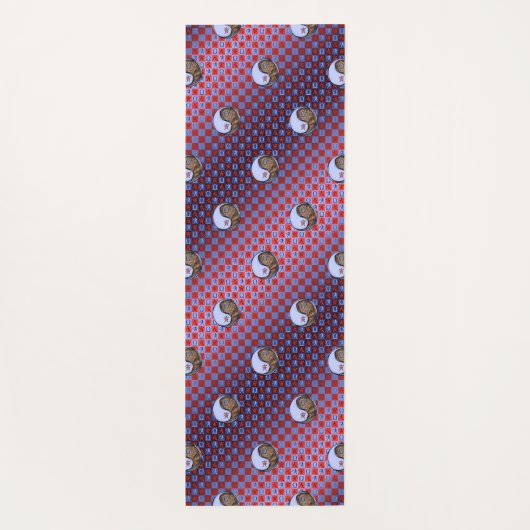 Weegschaal & Aarde Tijger Yogamat (Achterkant)