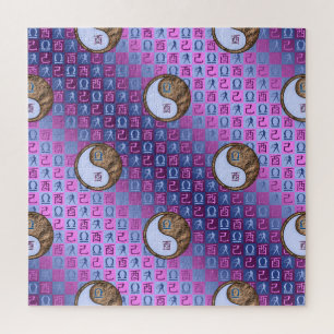 Weegschaal & Aardelijke Haan Legpuzzel