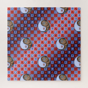 Weegschaal & Aardetijger Legpuzzel