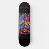 Weegschaal Astrologie Grafitti gepersonaliseerd Persoonlijk Skateboard (Voorkant)