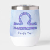 Weegschaal Astrologie teken Paarse gepersonalisee (Voorkant)