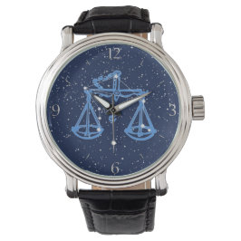 Weegschaal Astrologisch teken en Constellatie Horloge